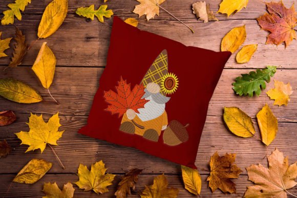 Fall Gnome Embroidery