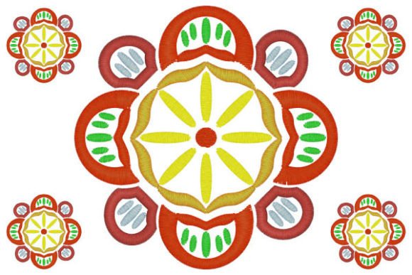 Farmer Style Ornament Embroidery File