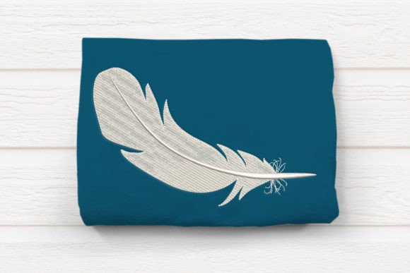 Floating Feather Embroidery