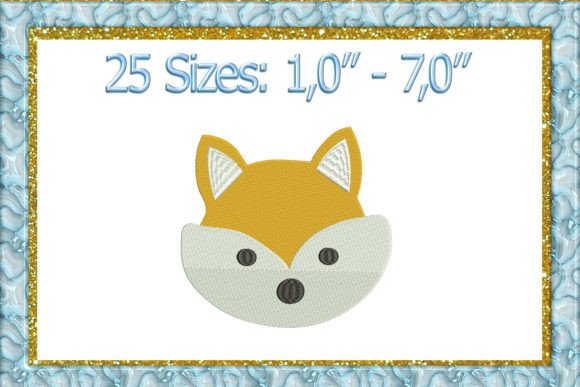 Fox Embroidery Design