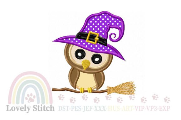 Halloween Owl Embroidery