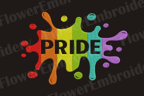 LGBT Machine Embroidery Design