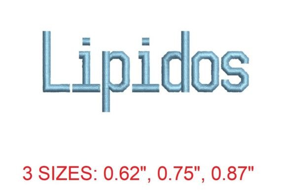 Lipidos Embroidery Font Review