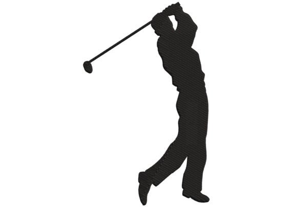 Precision Golf Man Embroidery Digitizing