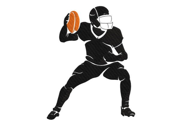 Rugby Momentum Embroidery Digitizing