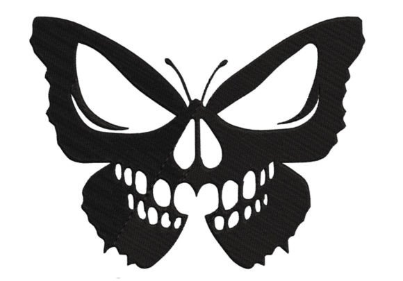 Skull Symphony Embroidery Digitizing