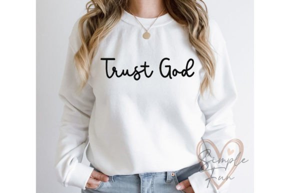 Trust God Embroidery