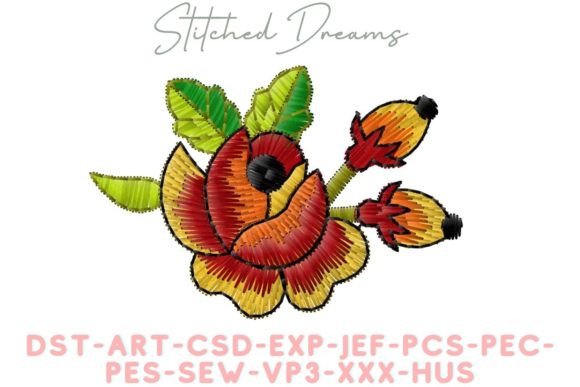 Wildflower Digital Embroidery